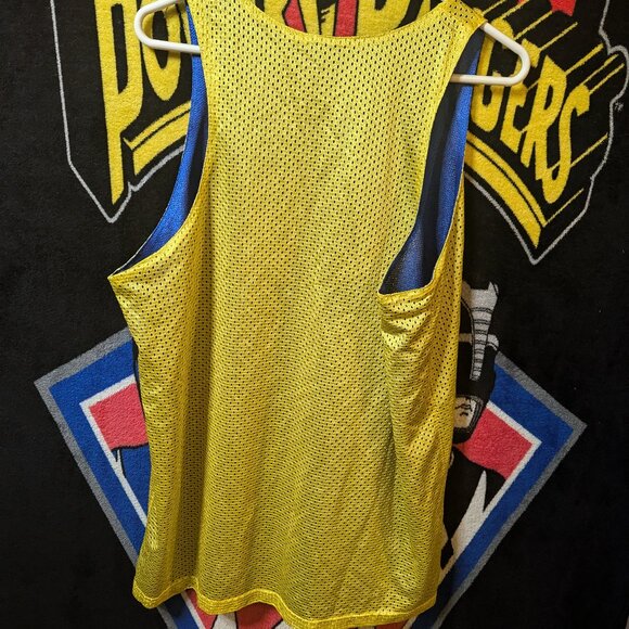 Coogi Australia Yellow Blue Tank Top Jersey.  In good condition, size XXL. - Picture 4 of 4